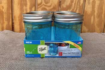 Blue Half Pint Jelly Jars