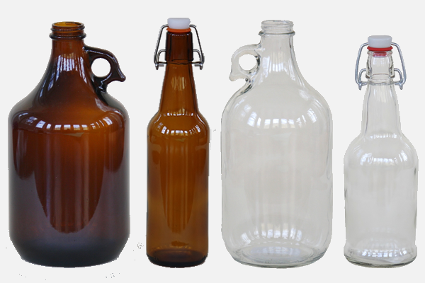 Glass Bottles & Growlers